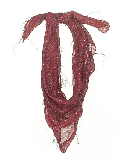 Pre-owned Unbranded Scarf In Red