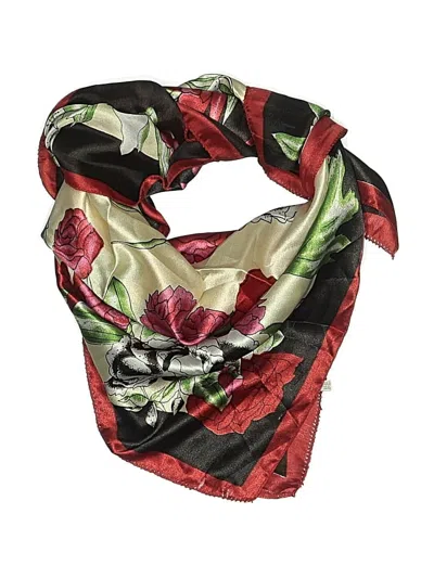 Pre-owned Unbranded Scarf In Red
