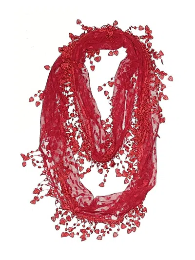 Pre-owned Unbranded Scarf In Red