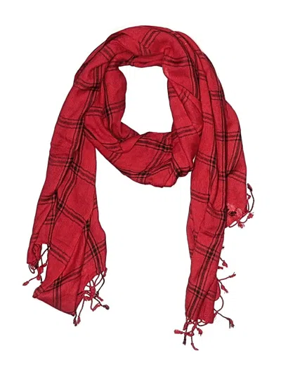 Pre-owned Unbranded Scarf In Red