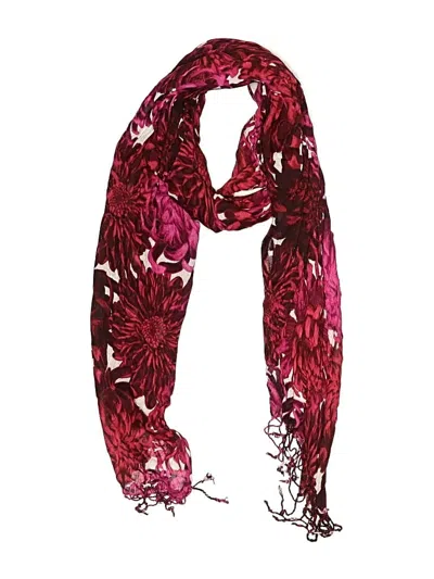 Pre-owned Unbranded Scarf In Red