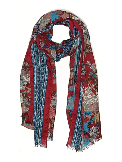 Pre-owned Unbranded Scarf In Red