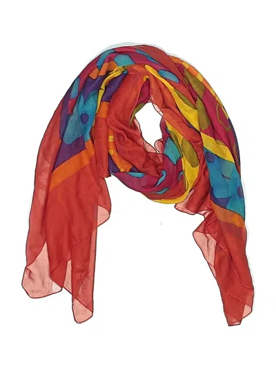 Pre-owned Unbranded Scarf In Red