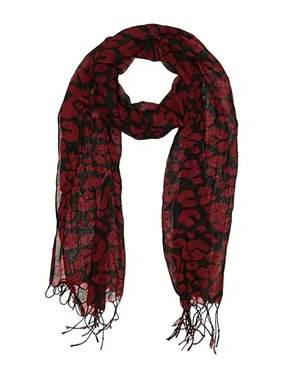 Pre-owned Unbranded Scarf In Red