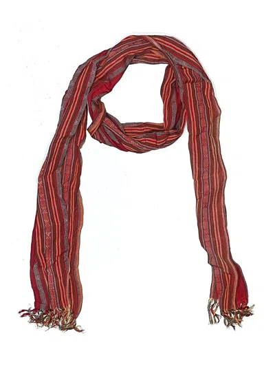 Pre-owned Unbranded Scarf In Red