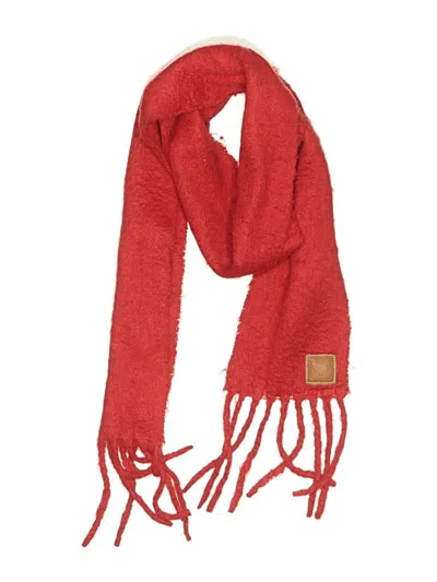 Pre-owned Unbranded Scarf In Red