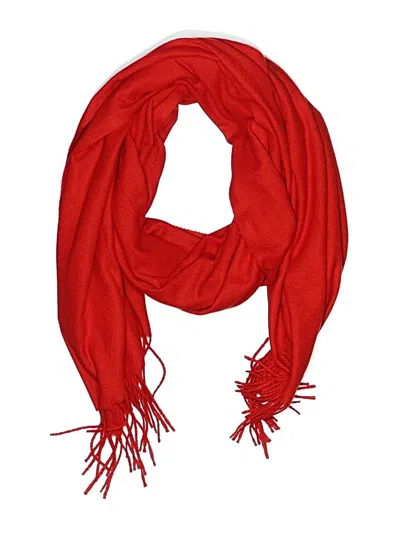 Pre-owned Unbranded Scarf In Red