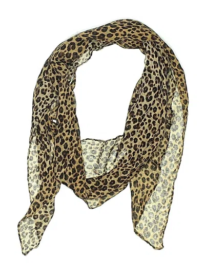 Pre-owned Unbranded Scarf In Tan