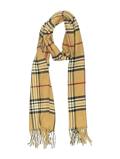 Pre-owned Unbranded Scarf In Tan