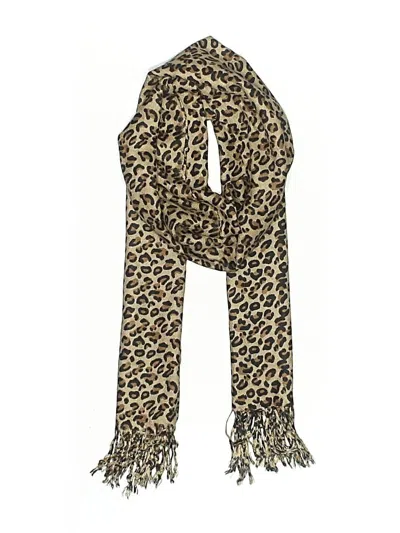 Pre-owned Unbranded Scarf In Tan