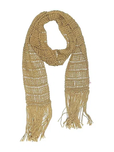 Pre-owned Unbranded Scarf In Tan
