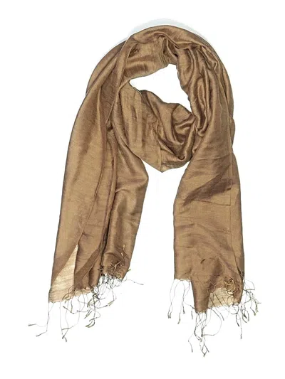 Pre-owned Unbranded Scarf In Tan