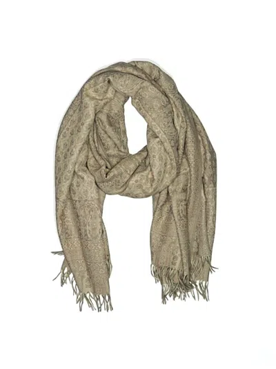 Pre-owned Unbranded Scarf In Tan