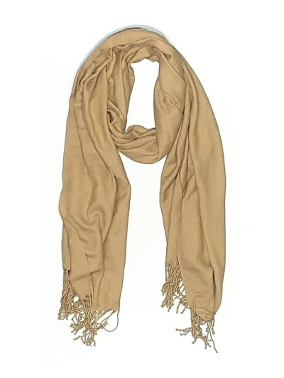 Pre-owned Unbranded Scarf In Tan