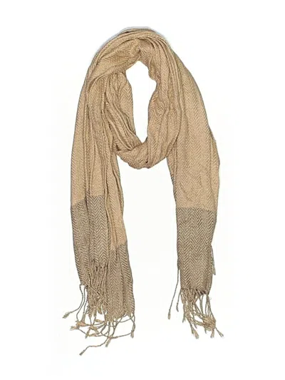 Pre-owned Unbranded Scarf In Tan