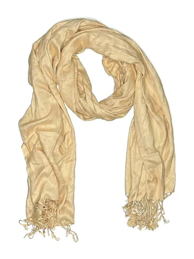 Pre-owned Unbranded Scarf In Tan