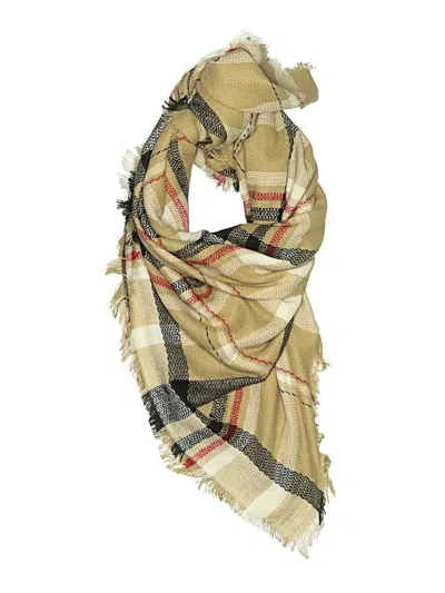 Pre-owned Unbranded Scarf In Tan