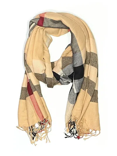 Pre-owned Unbranded Scarf In Tan