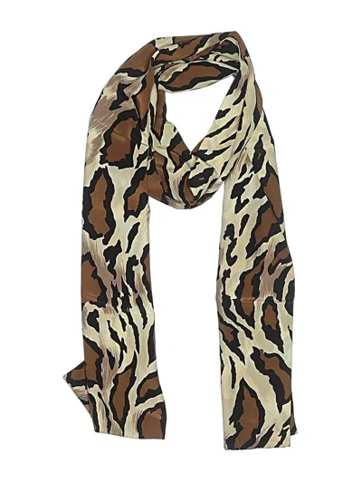Pre-owned Unbranded Scarf In Tan