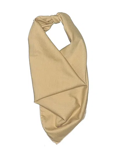 Pre-owned Unbranded Scarf In Tan