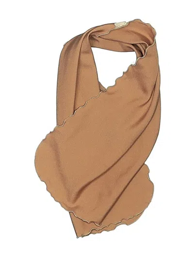 Pre-owned Unbranded Scarf In Tan