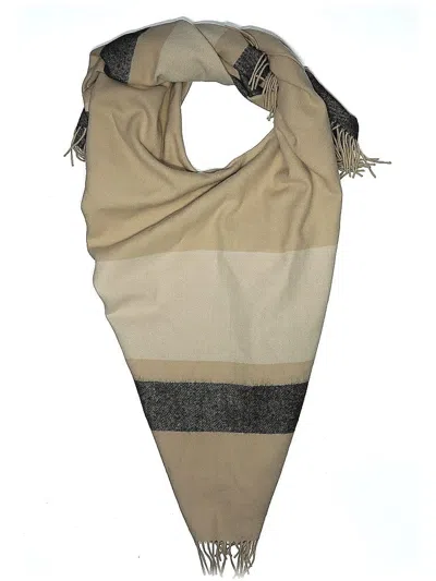 Pre-owned Unbranded Scarf In Tan