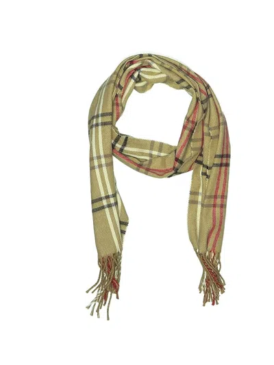 Pre-owned Unbranded Scarf In Tan