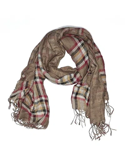 Pre-owned Unbranded Scarf In Tan