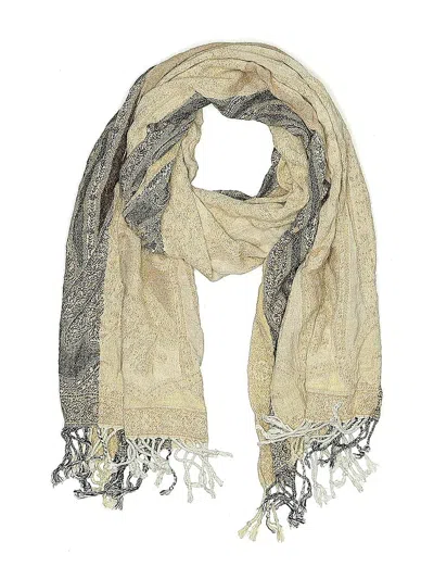 Pre-owned Unbranded Scarf In Tan
