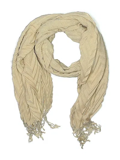 Pre-owned Unbranded Scarf In Tan