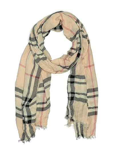 Pre-owned Unbranded Scarf In Tan