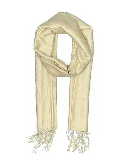 Pre-owned Unbranded Scarf In Tan