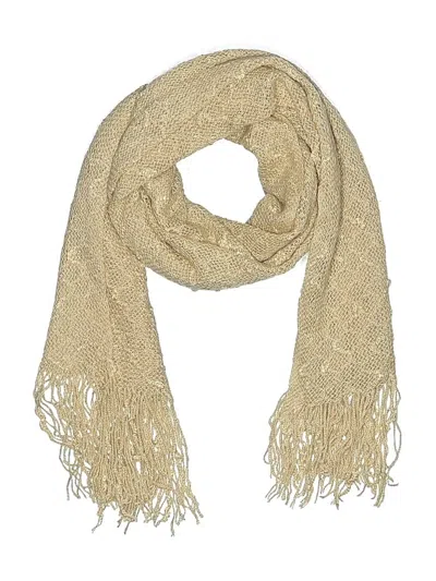 Pre-owned Unbranded Scarf In Tan