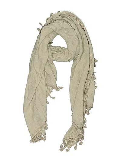 Pre-owned Unbranded Scarf In Tan