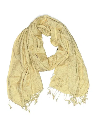 Pre-owned Unbranded Scarf In Tan