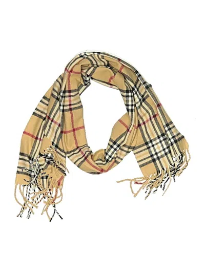 Pre-owned Unbranded Scarf In Tan