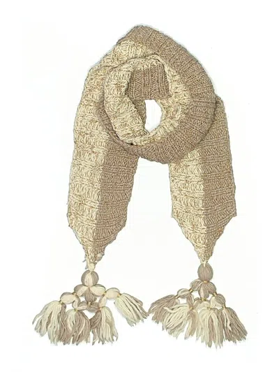 Pre-owned Unbranded Scarf In Tan