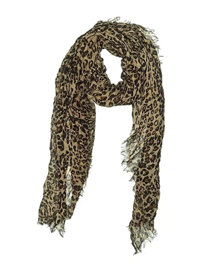 Pre-owned Unbranded Scarf In Tan
