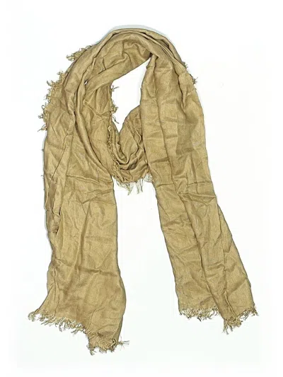 Pre-owned Unbranded Scarf In Tan