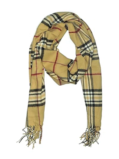 Pre-owned Unbranded Scarf In Tan