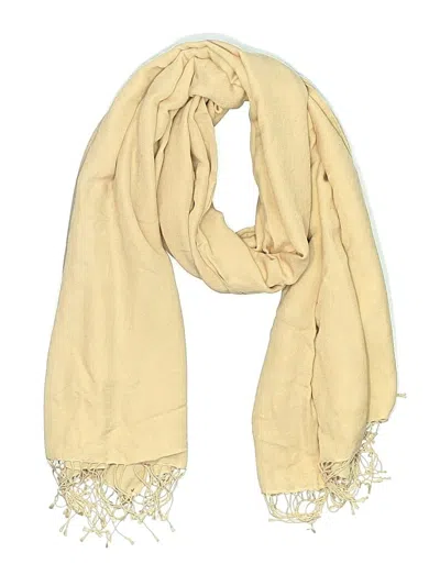 Pre-owned Unbranded Scarf In Tan