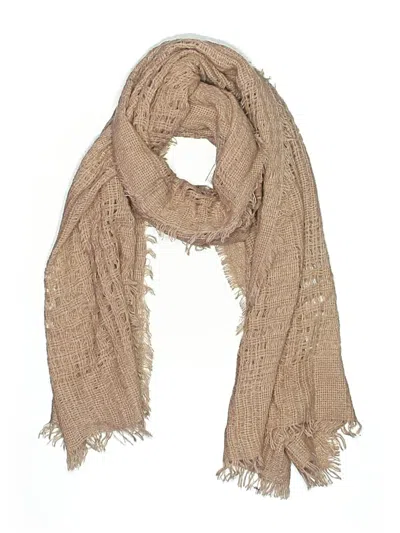 Pre-owned Unbranded Scarf In Tan