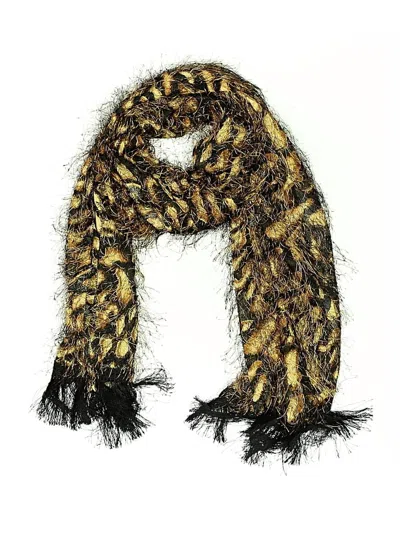 Pre-owned Unbranded Scarf In Tan