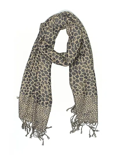 Pre-owned Unbranded Scarf In Tan