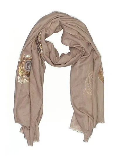 Pre-owned Unbranded Scarf In Tan