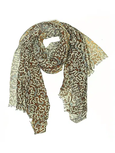 Pre-owned Unbranded Scarf In Tan