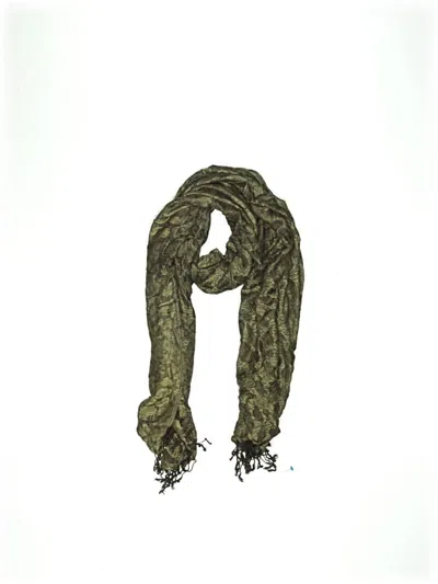 Pre-owned Unbranded Scarf In Tan