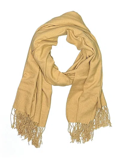 Pre-owned Unbranded Scarf In Tan