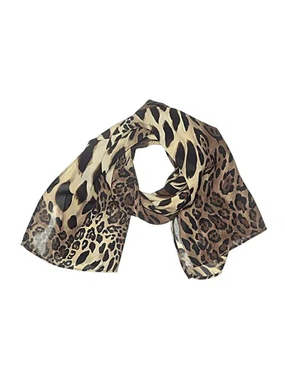 Pre-owned Unbranded Scarf In Tan