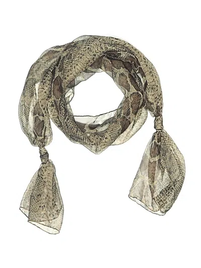 Pre-owned Unbranded Scarf In Tan